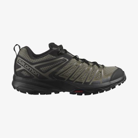 Salomon X CREST Mens Hiking Shoes Olive UK OYJP